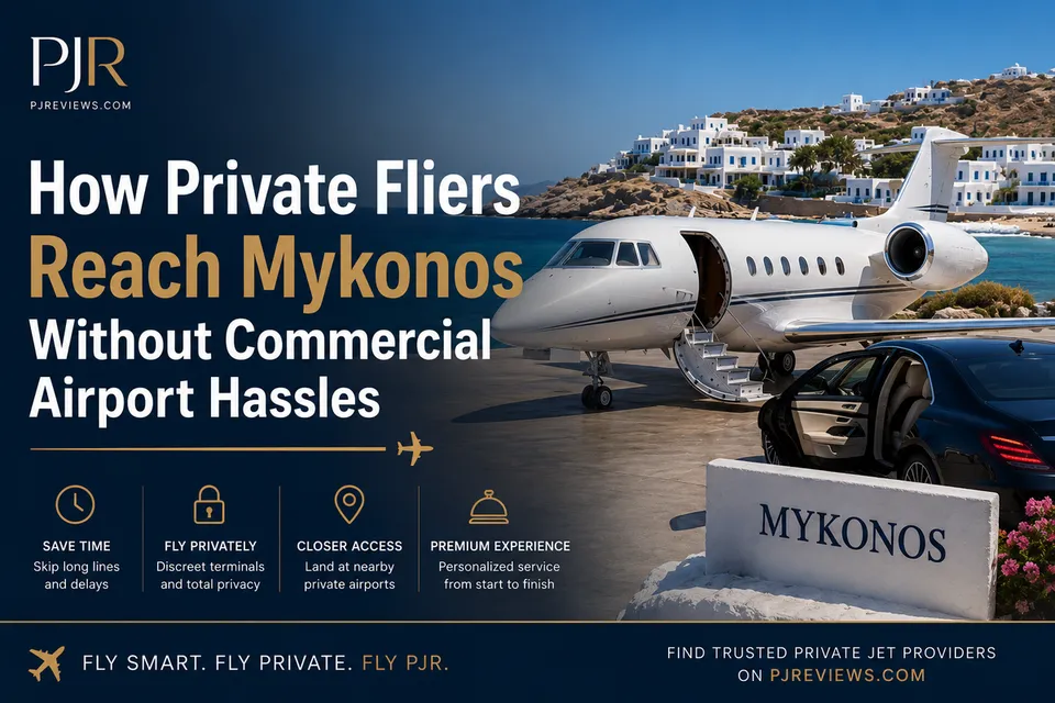 How Private Fliers Reach Mykonos Without Commercial Airport Hassles