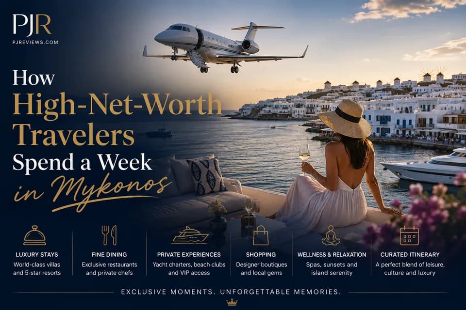 How High-Net-Worth Travelers Spend a Week in Mykonos