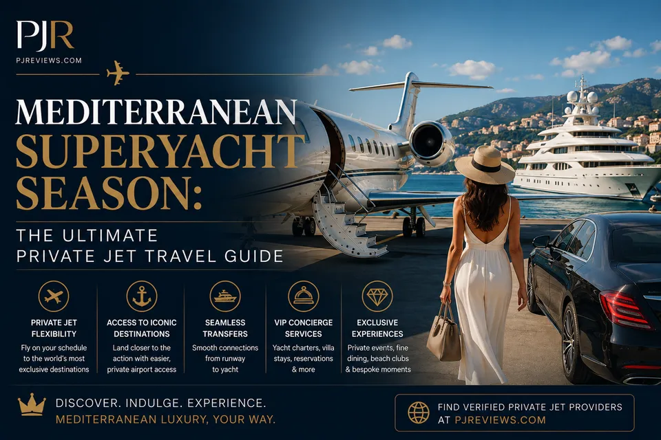 Mediterranean Superyacht Season: The Ultimate Private Jet Travel Guide