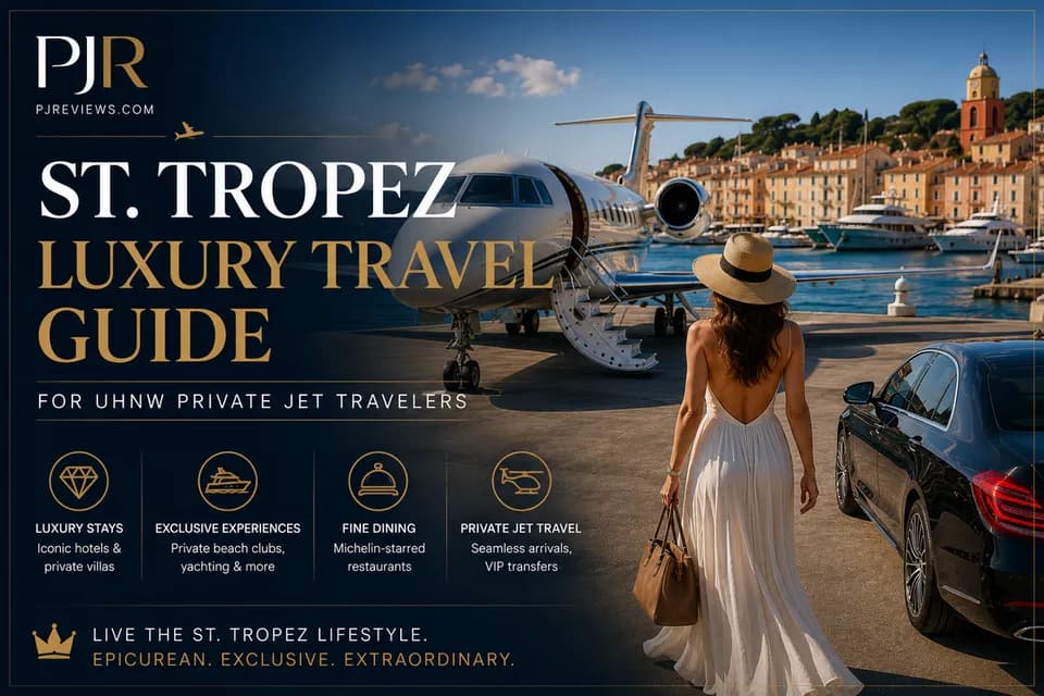 St. Tropez Luxury Travel Guide for UHNW Private Jet Travelers