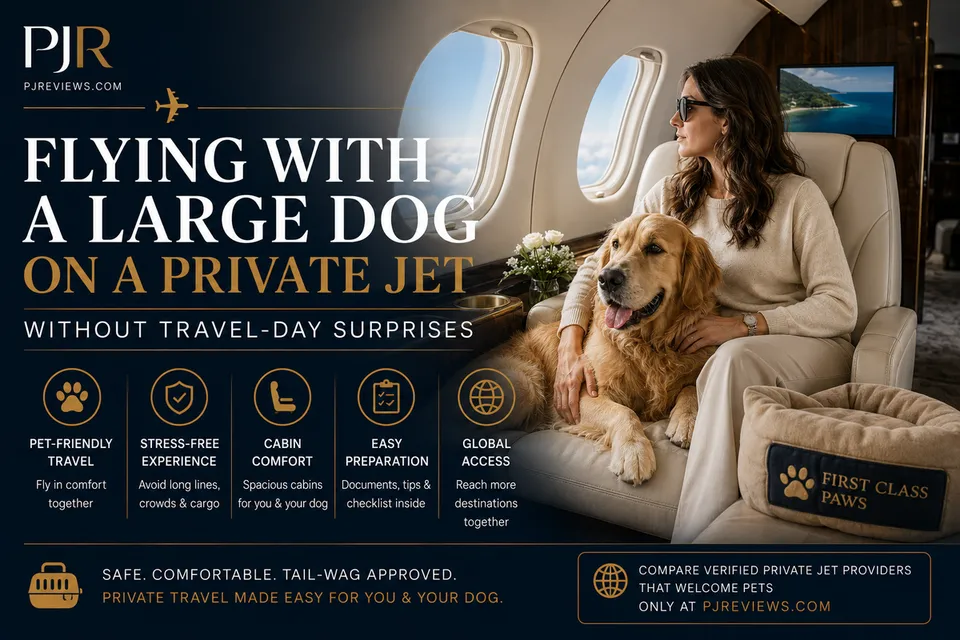Flying With a Large Dog on a Private Jet Without Travel-Day Surprises