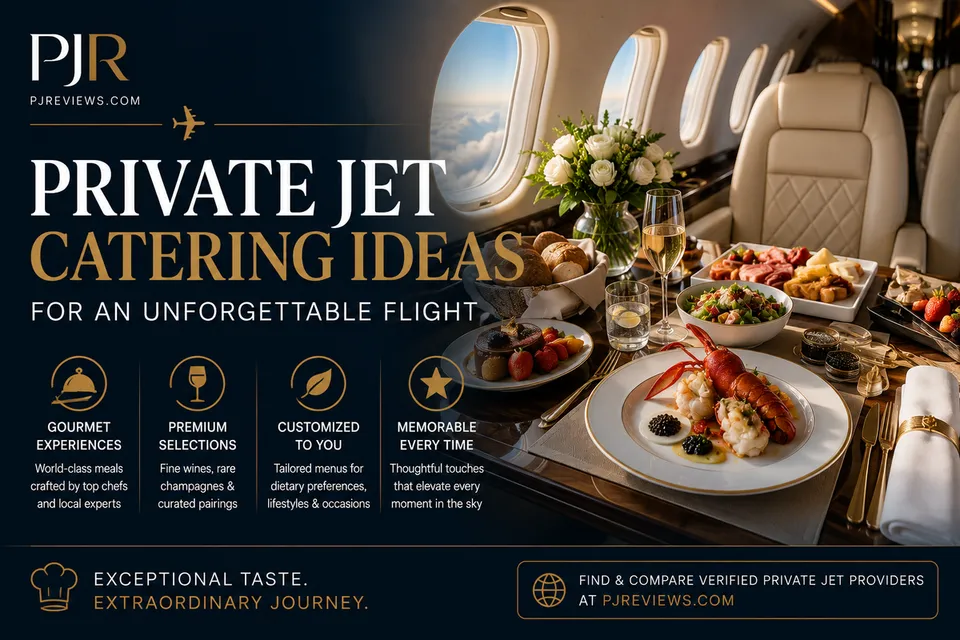 Private Jet Catering Ideas for an Unforgettable Flight